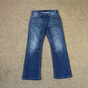 Silver Jeans Co Craig Straight Blue Denim Jeans US Men's 31x29